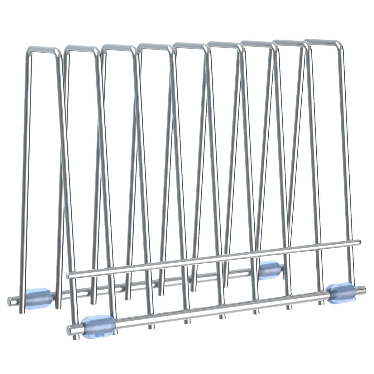 IDEATECH reusable bags rack front view displaying compact drying for gallon bags