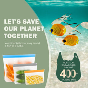 IDEATECH reusable bags reduce disposable plastic waste in daily use.