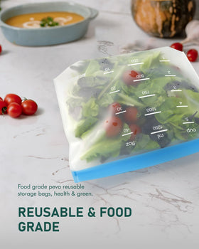 IDEATECH reusable bags offer durable, eco-friendly storage.