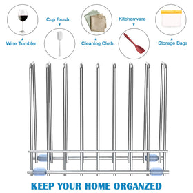IDEATECH stainless drying rack closeup highlighting durable arc-technology joints