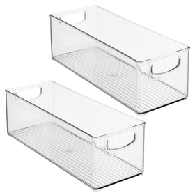 iDesign-made in USA storage bin for everyday kitchen organization.