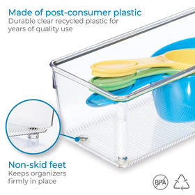 idesign BPA-free, shatter-resistant plastic offers durable, long-lasting organization.
