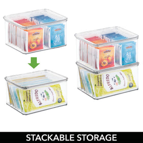 iDesign BPA-free storage box, shatter-resistant for daily use