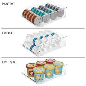 iDesign compact 13.75 by 5.75 by 5.75 inch bin fits tight spaces