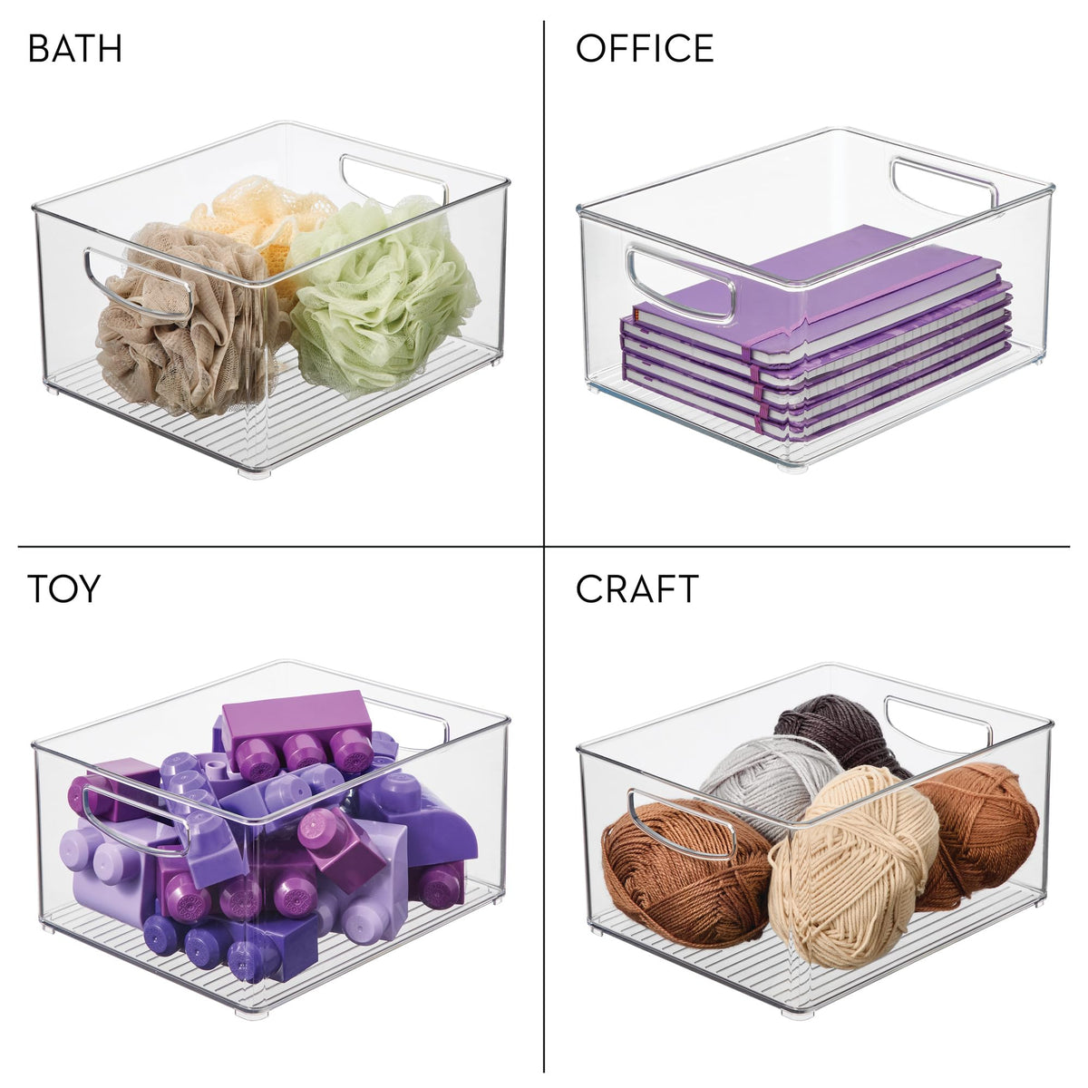 iDesign Compact dimensions help maximize cabinet and shelf space.