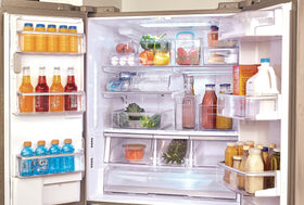 iDesign dimensions 14.5 x 6.25 x 3 inches fit compact fridges.