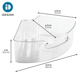 Set of four wedges fits 18–20 inch Lazy Susans for efficient rotation.