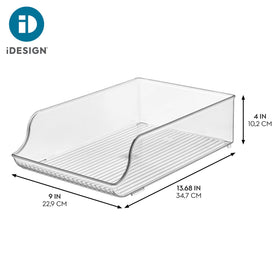 iDesign versatile fridge or pantry organizer fits bottles or canned goods