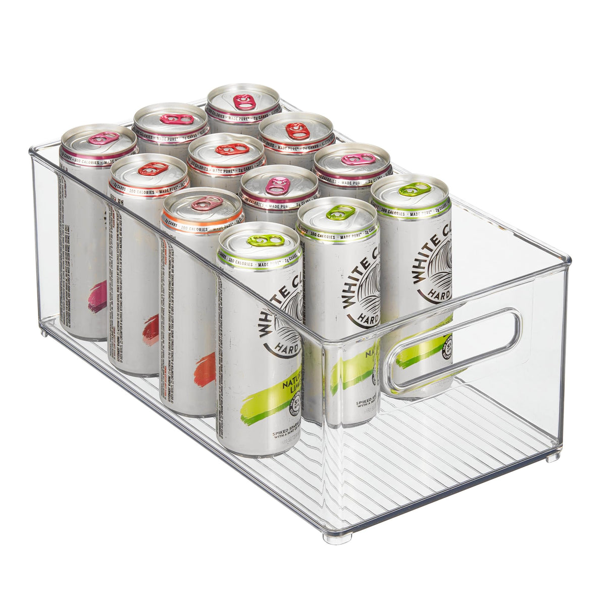 iDesign Binz deep clear drawer for organized fridge contents
