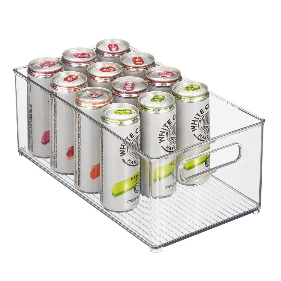 iDesign Binz deep clear drawer for organized fridge contents