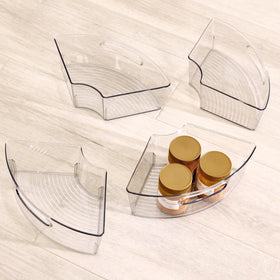 Open-top design on the iDesign wedge bin makes retrieving dry foods quick.