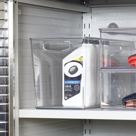 iDesign Linus pantry bin BPA-free plastic for safe storage.