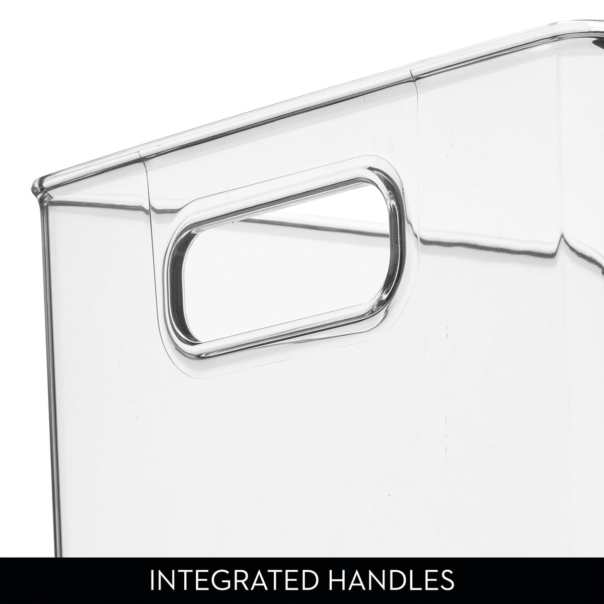 iDesign Linus bin size 11-2x7-95x6-05 inches for shelves