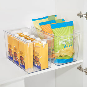 iDesign Linus pantry bin slender drawer fit for deep drawers.