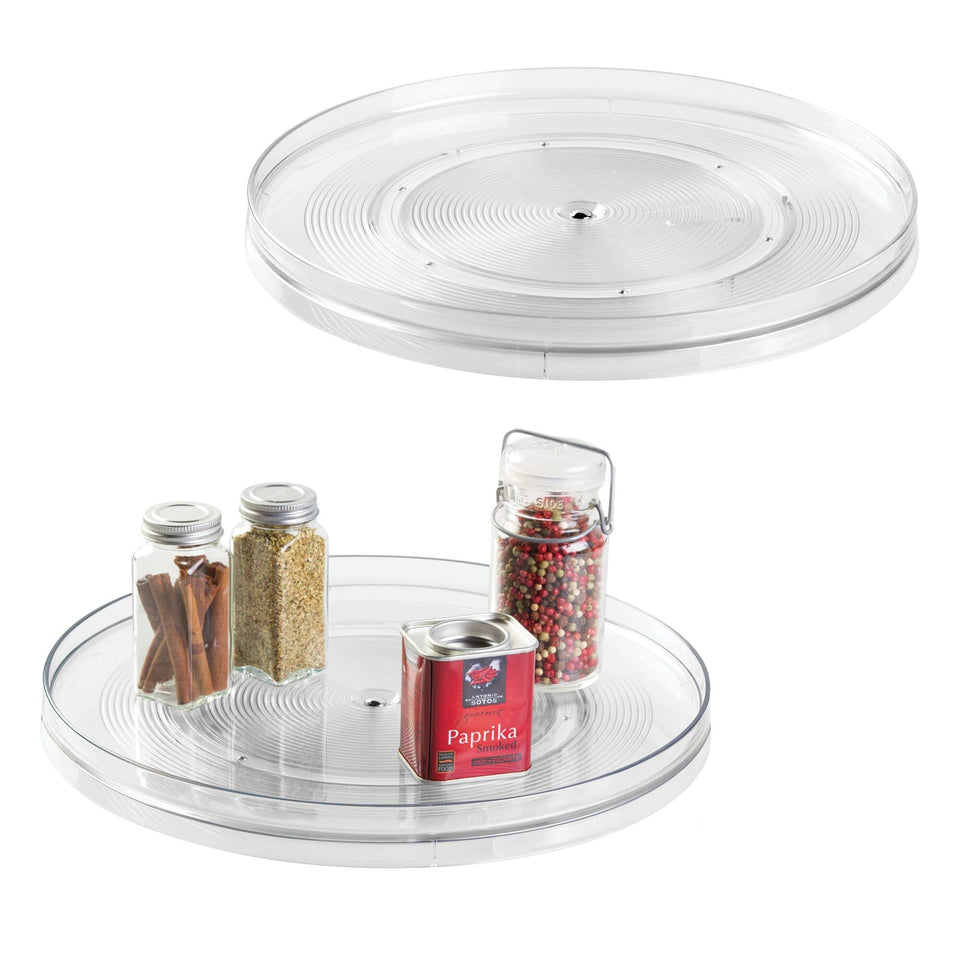 iDesign Linus turntable, 14.5-inch, for easy pantry access.