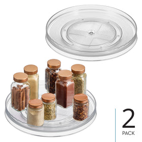 idesign Linus turntable spices neatly arranged for fast selection