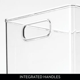 Compact 8 by 8 by 6 inch footprint fits tight spaces