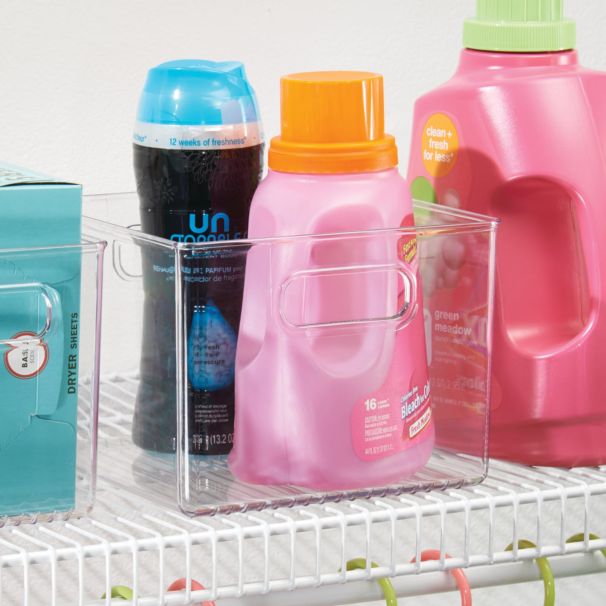 Easy care wipe with mild soap and water