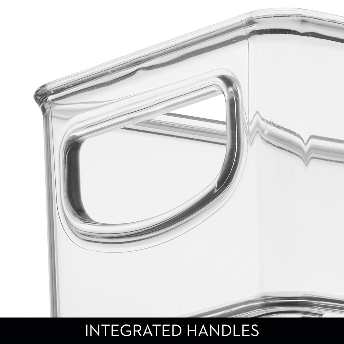 iDesign Pantry Bin easy-clean surfaces simplify kitchen maintenance.