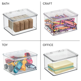 iDesign pantry organization box stackable to maximize space