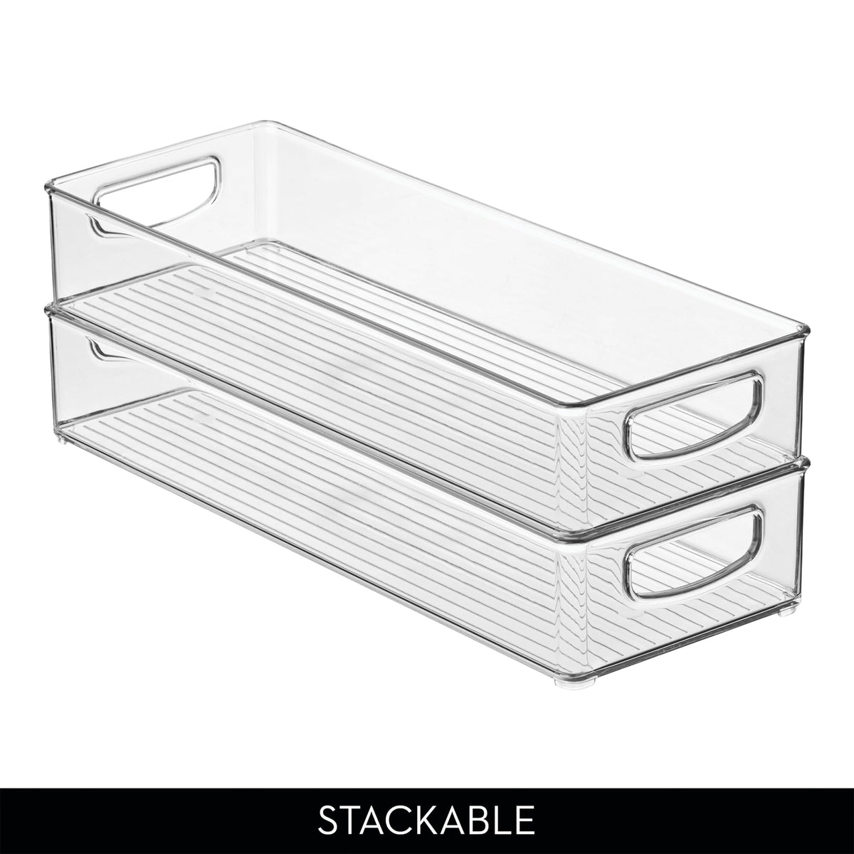 iDesign Slim extra-long bin stores spices neatly
