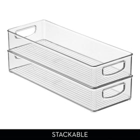 iDesign Slim extra-long bin stores spices neatly