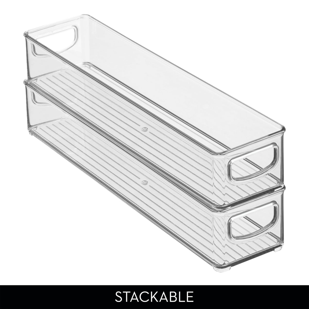 iDesign Slim storage bin kitchen drawer organization for utensils and tools