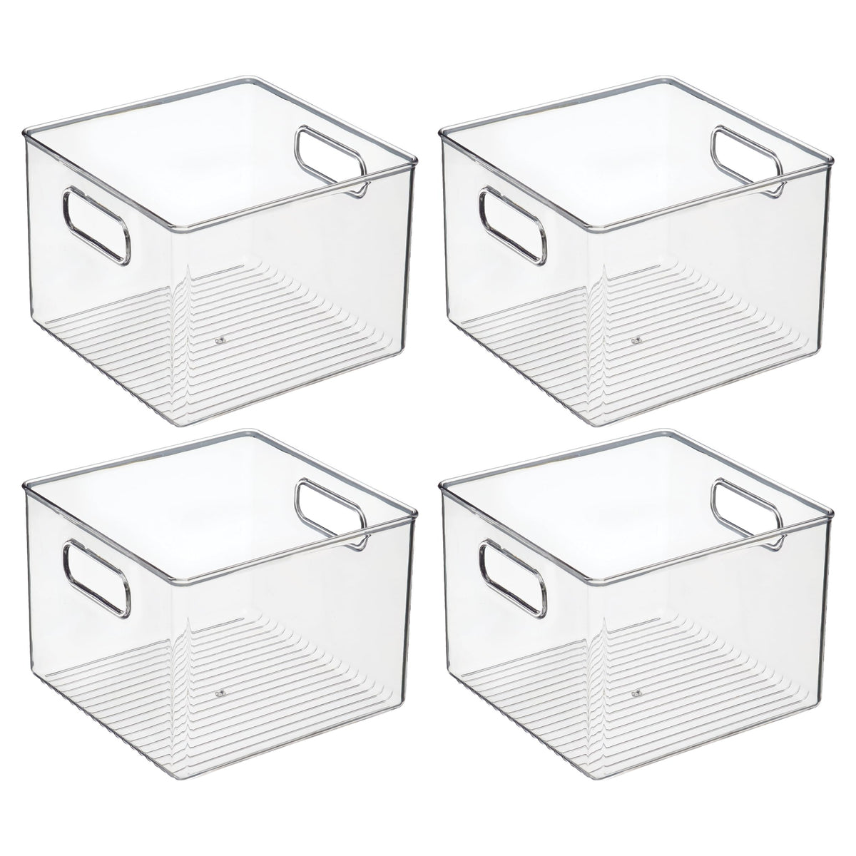 Under sink and laundry storage using iDesign bins