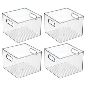 Under sink and laundry storage using iDesign bins