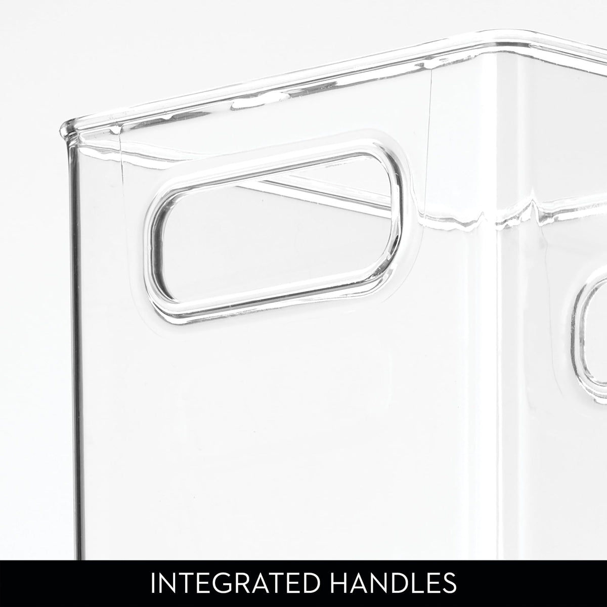 iDesign versatile storage bin used to separate snacks or small items.