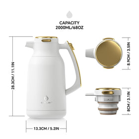 Ideus pour-spout design enables controlled serving to guests