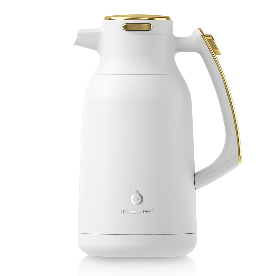 Ideus thermal coffee carafe wide-mouth opening for easy filling and cleaning