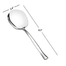 Idomy stainless steel serving spoons collection ideal for family-style dining and gatherings.
