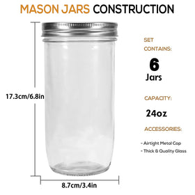 Ieavier airtight lid and bands seal keeps contents fresh.