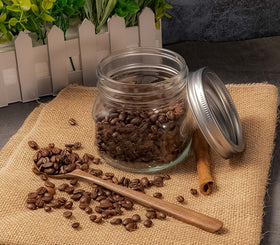 Ieavier wide-mouth jars easy to clean, reaching the bottom for thorough washing.