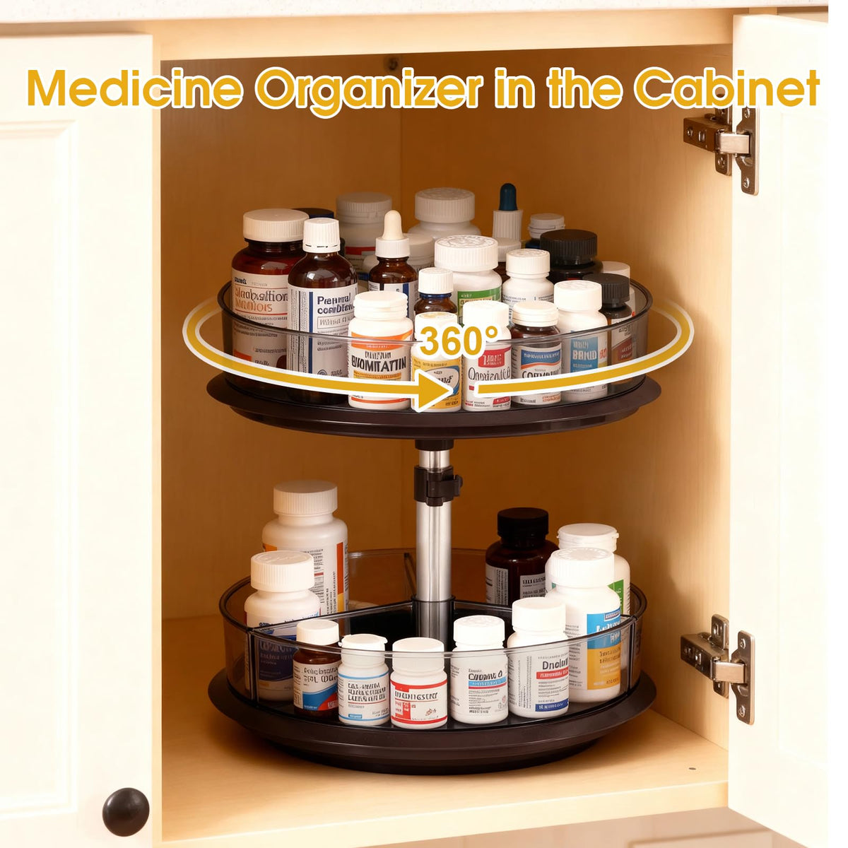 ieddet versatile organizer holds spices, cosmetics, or perfumes in kitchen or bathroom
