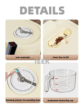 IEEK compact white design fits neatly on any kitchen counter