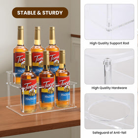 Versatile IEEK rack stores syrups, oils, dressings, or small wines for easy prep.