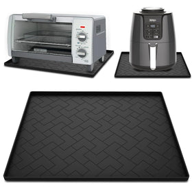 ieesspd silicone heat resistant mat for air fryer fits Ninja, protects countertops from heat.
