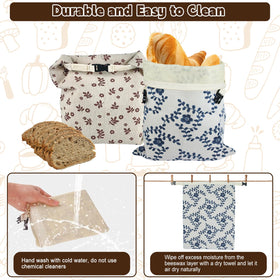 IELECMG 10 large kraft paper bags with window and tin-tie seal for secure packaging