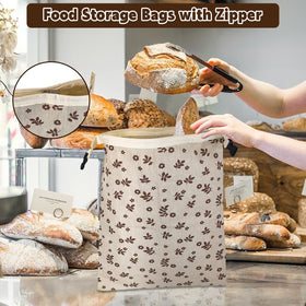 IELECMG versatile storage bag set suitable for bread, buns, pastries and more