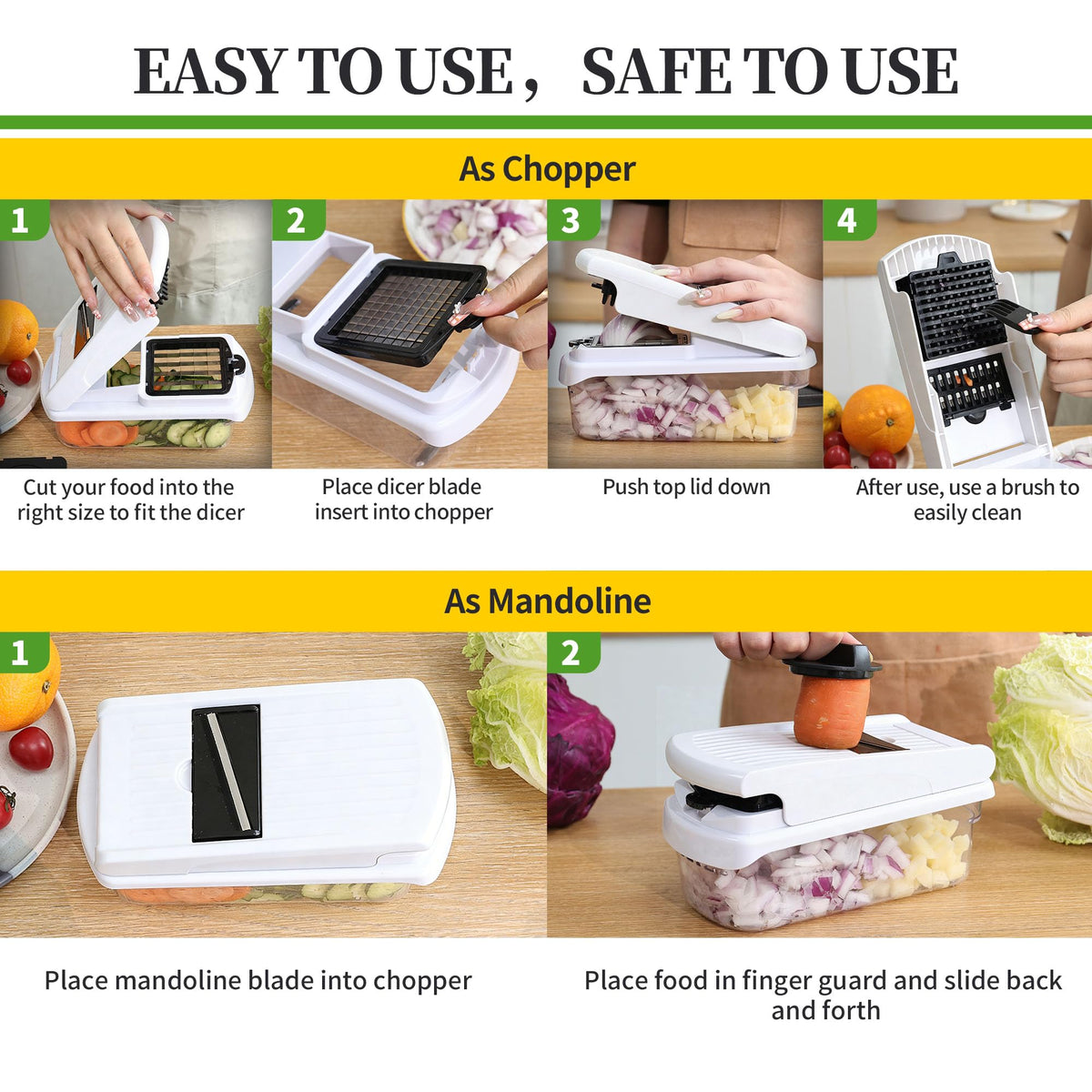 iETH 18-in-1 cheese grater with built-in container for easy serving.