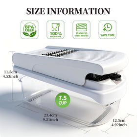 iETH 18-in-1 draining container doubles as a colander for washing.
