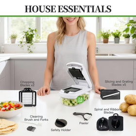 iETH 18-in-1 spiralizer in action speeds up veggie prep.