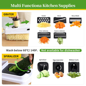 iETH 18-in-1 tomato dicer delivers even slices.