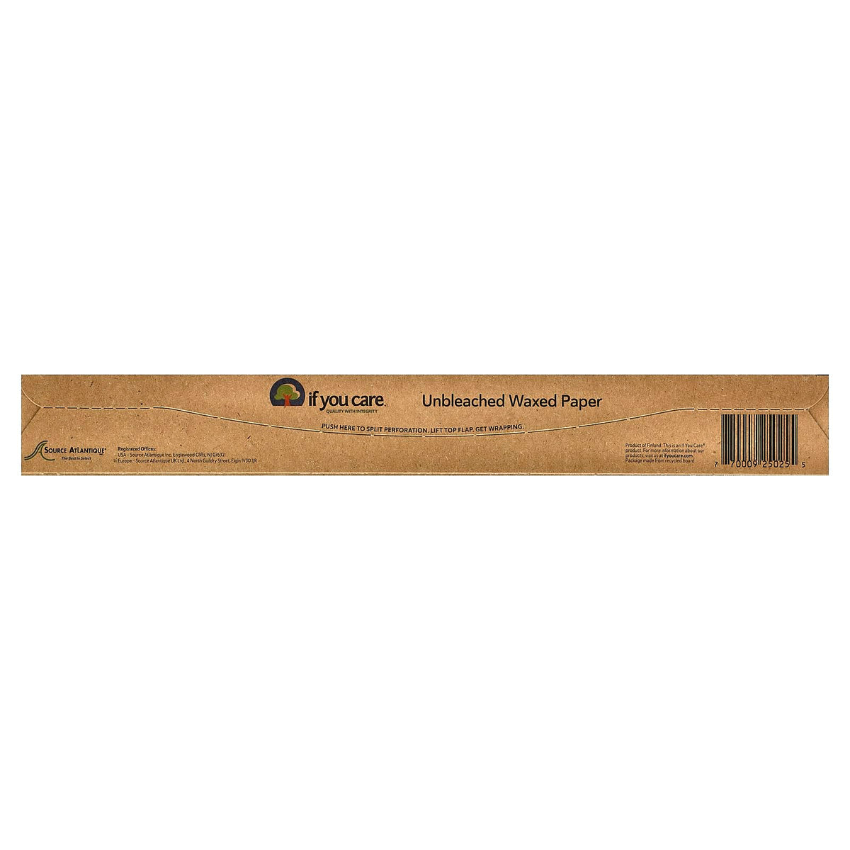 If You Care compostable waxed paper, microwave-safe and environmentally friendly.