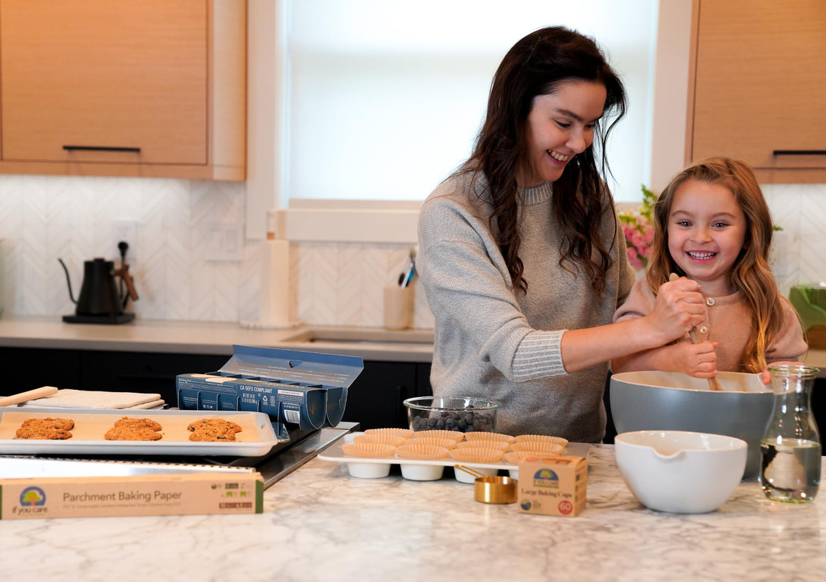 If You Care standard-size parchment fits 12.5x16 inch pans for seamless lining