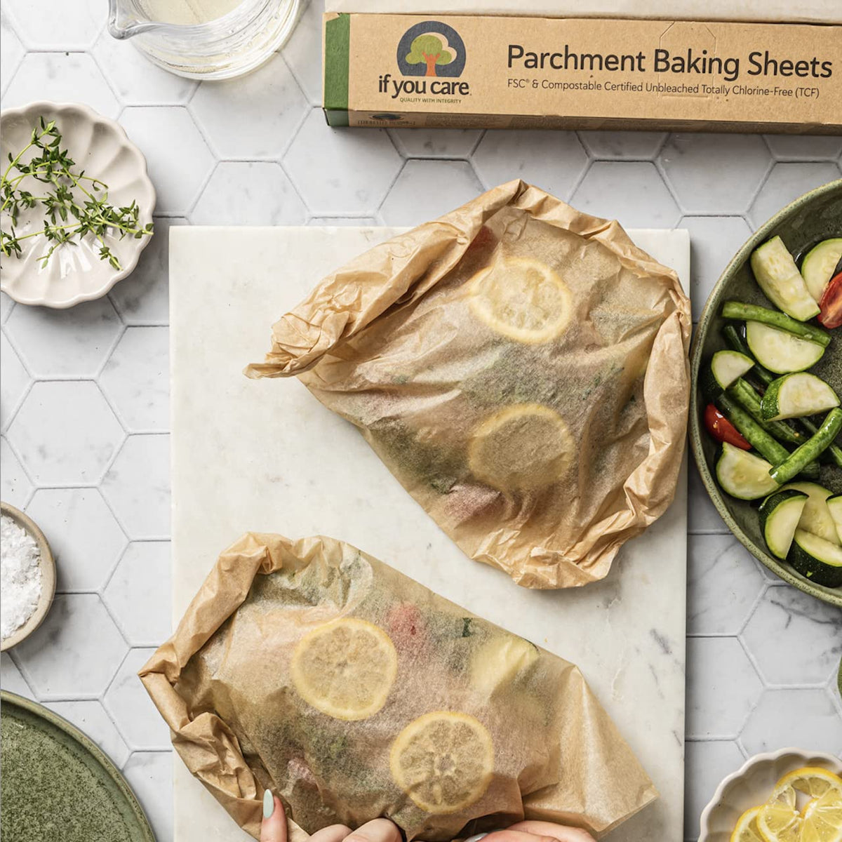 If You Care unbleached parchment reduces chlorine exposure for healthier cooking