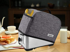 iFedio grey cover compact storage behind cabinet
