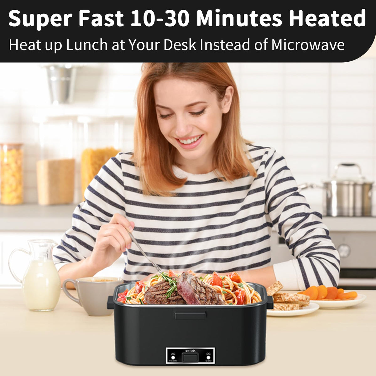 IFENROL 24V car cord heats meals while commuting